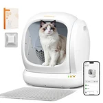 Meowant Automatic Cat Litter Box, Large Opening Self Cleaning. Fixed Price $310.00.