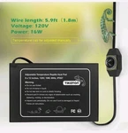 Tikaton Reptile Pad Energy-efficient Under Tank Heater Terrarium Mat. Fixed Price $13.00.