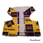 East Carolina University Fabric Pet Dog Handmade Vest Harness 376-377. Fixed Price $15.00.