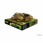 Exo Terra Frog Pond Large - Pebble (optic) Water Bowl 17X13.5X6CM New!. Fixed Price $22.20.