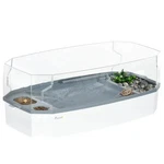 Turtle Tank Kit With Basking Platform, Water Pump, Filter, Easy Clean Reptile Ha. Fixed Price $69.99.