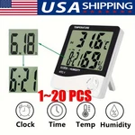 Thermometer Indoor Digital Lcd Hygrometer Temperature Humidity Alarm Clock. Fixed Price $9.79.