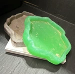 Zoo Med Rock Food Dish FD-20 Green Gray White For Reptiles. Fixed Price $12.00.
