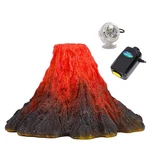 S-lifeeling Tank Decoration Volcano Ornament Lava Explosion Look Aquarium. Fixed Price $53.54.