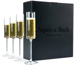 Aspen & Birch - Modern Champagne Flutes Set Of 4 Glasses Mimosa.... Fixed Price $56.37.