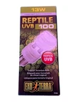 Bulb Exo Terra Reptile UVB100 13 Watt PT-2186. Fixed Price $12.99.
