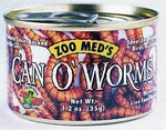 Zoo Med Can O' Worms Food For Lizards/snakes/amphibians/water Turtles 1.2 Oz. Fixed Price $17.70.