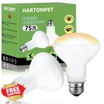 Hartompet Reptile Heat Lamp 75W Uva Basking 2 Pack. Fixed Price $20.00.