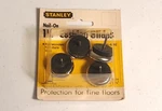 Stanley Nail-on 1/8" Cushion Glides 4 Pack New For Wooden Furniture Legs. Fixed Price $11.90.