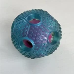 Dog Toy Tricky Treat Ball Fun Interactive Food Dispenser Busy Blue New. Fixed Price $7.45.