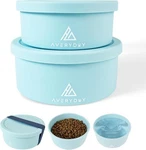 50 Oz Travel Dog Bowls With Lids, 2-IN-1 Portable Pet For Food And Wate.... Fixed Price $36.90.