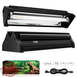 T5 Uvb Reptile Fixture Upgrade Burn-proof Ho Bulb Lighting Combo Ki.... Fixed Price $45.59.
