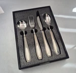 Unused Celley Weighted Eating Utensils, 4PC Stainless Steel Set For Tremors; A38. Fixed Price $21.68.