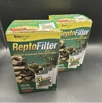 Lot 2 Boxes Tetrafauna Reptofilter Cartridges -3 Pack Medium Disposable. Fixed Price $14.99.