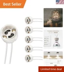 GU10 Base Socket, 600 Heat Resistant Maximum 250V 300W, Ceramic Lamp Holder .... Fixed Price $24.02.