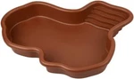 Extra Large Reptile Bathing Pool Feeding Dish Water Bowl With Ramp Aq.... Fixed Price $32.20.