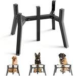 Shainfun Elevated Dog Bowl Stand For Height: 11", Width: 7-10.6", BLACK-M2. Fixed Price $44.41.