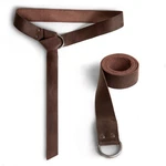 Hide & Play, Leather Medieval Belt With Half Ring Closure, Renaissance Style,.... Fixed Price $61.06.