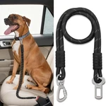 Pawaboo Dog Seatbelt For Car, Reflective Rope 84CM, C-black. Fixed Price $22.96.