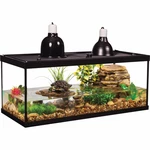 Tetrafauna 20-GALLON Deluxe Aquatic Glass Turtle Tank Starter Kit. Fixed Price $179.99.