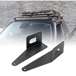 Wsays Upper Windshield Roof Rails 42'' Light Bar Mount Bracket Compatible Wit.... Fixed Price $63.09.