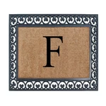Home Collections A1HC Natural Coir Monogrammed Door Mat For Front 30X48. Fixed Price $175.00.