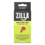Zilla Incandescent Bulb, Night Red, Ideal For Nocturnal Reptile Species. Fixed Price $14.44.
