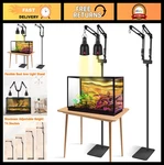 Dxophiex Dual Reptile Lamp Stand Adjustable Height For Heat Holder. Fixed Price $62.99.
