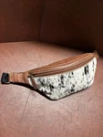 Leather Hair On Hide Fanny Pack Belt Purse Bags. Fixed Price $27.99.