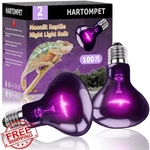 Hartompet 100W Reptile Heat Lamp Night Light Uva Basking Bulb Purple. Fixed Price $20.00.