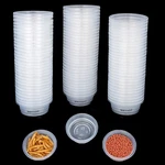 Mrtioo 100 Pcs 0.5OZ Crested Gecko Food And Water Feeding Cups, Reptile Other. Fixed Price $13.99.