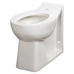 American Standard Huron Flushometer Elongated Toilet, Everclean, 12 Rough-in,. Fixed Price $753.80.