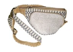Myra Bag Canvas Hair On Hide Leather Trim Western Fanny Pack Sling Purse. Fixed Price $26.00.