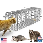 Teqhome Live Animal Cage Trap 23.5 X 7.7 7.2 Collapsible Humane. Fixed Price $33.10.
