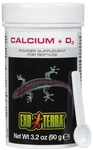 Exo Terra Calcium + D3 Powder: Ultra-fine, 3.2-OUNCE, And Vitamin. Fixed Price $7.70.