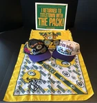 Vntg Green Bay Packers 6 Lot 97 Or Older 2 Super Bowl 31 Hats W/ 4ADD Items. Fixed Price $69.99.