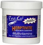 Herptivite Multivitamin Mineral Powder Reptile Amphibian Supplement 3.3 Oz. Fixed Price $17.99.