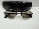 Reptile Sunglasses Black Racer Bgo Gun Metal Frames With Case Made Italy. Fixed Price $49.99.