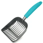 Frxat Metal Cat Litter Scoop Non Stick Small, Coated Aluminum-aqua Handle. Fixed Price $11.88.