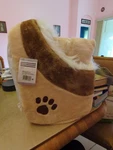 Trixie Minou Cuddly Cave Dog Bed 13.75X16X10.25". Fixed Price $16.99.