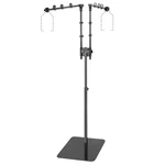 Reptile Dual Lamp Stand, Floor Light Holder With Adjustable Heigh Bracket Met.... Fixed Price $47.77.