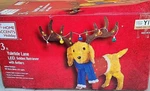 Home Accents Holiday Christmas Led Tinsel Golden Retriever Yard Sculpture 3 Ft. Fixed Price $109.92.