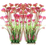 Alegi Fish Tank Decorations Plastic Plants Large,aquarium Assorted Colors. Fixed Price $20.40.
