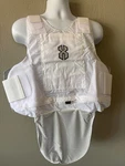 Aba Male Xtreme Concealable Armor Carrier 2014-2217 White Logo Ripstop Tail. Fixed Price $25.00.