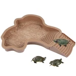 Large Reptile Bathing Pool Tortoise Food Water Bowls With Ramp Feeding. Fixed Price $27.52.
