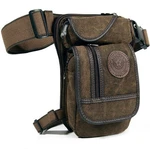 Hebetag Drop Leg Bag 15CM(W)*6CM(D)*29CM(H)(5.9"X2.4"X11.4"), #01COFFEE. Fixed Price $29.43.