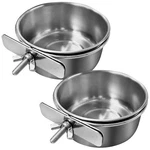 Tfwadmx Bird Feeding Dish Cups Parrot Food Bowl Clamp 2PCS, Single Screw. Fixed Price $16.51.