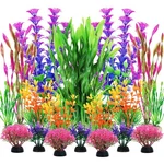 Quozuo Fish Tank Decorations Plants 20PCS Aquarium Plastic.... Fixed Price $13.28.