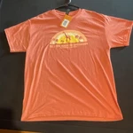 The Living Desert Zoo Men's Orange Giraffe Cotton T-shirt Crew Neck Large. Fixed Price $10.78.