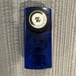Zoo Med AA-14 125V 15A Mechanical Dial Plug-in Timer Outlets Blue. Fixed Price $10.00.